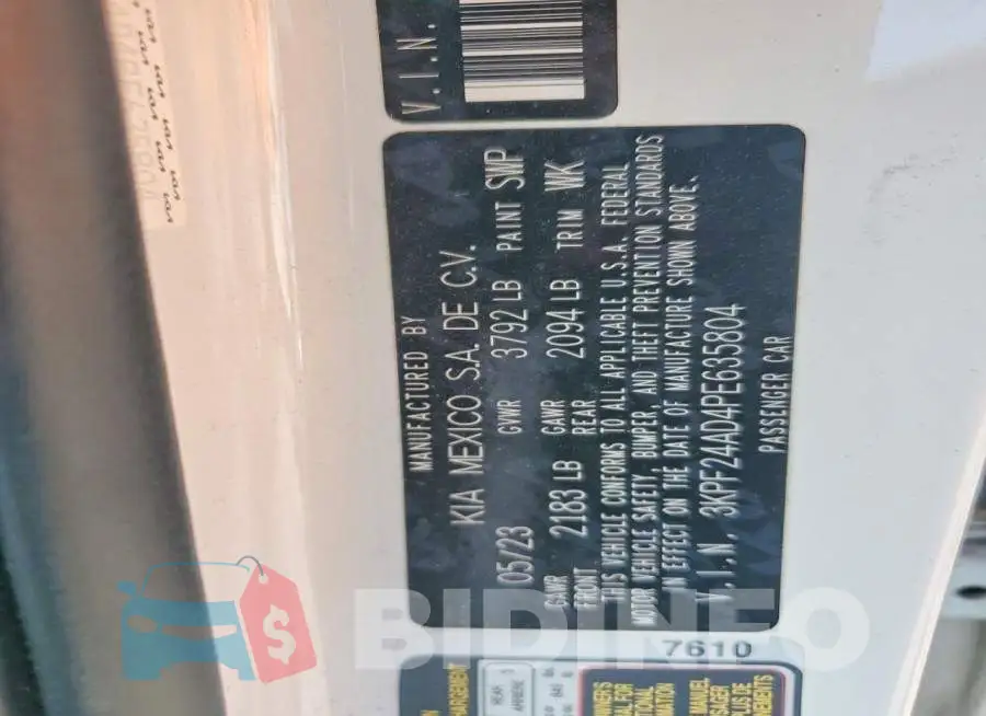 3KPF24AD4PE635804 Photo# 12