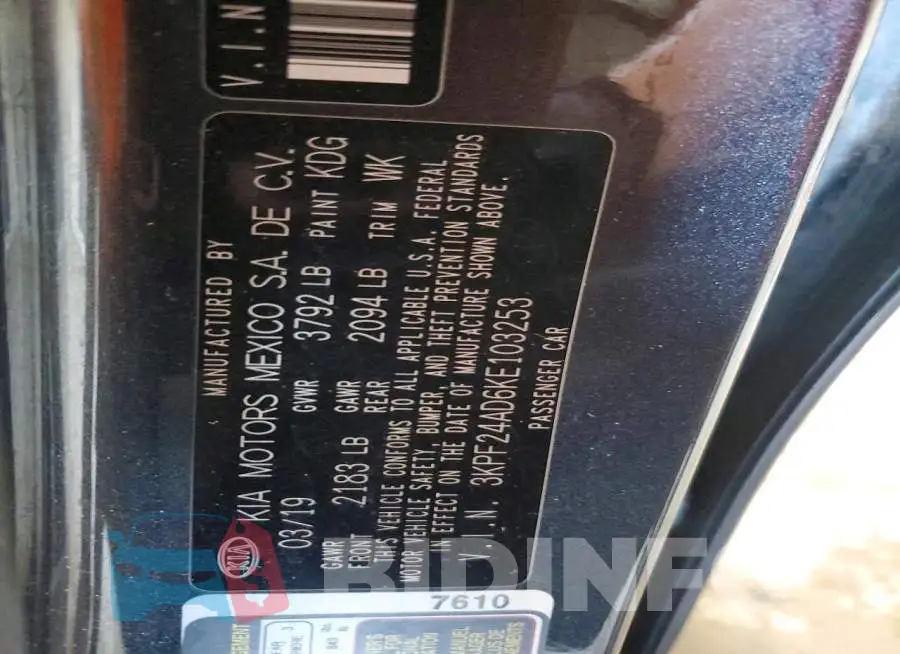3KPF24AD6KE103253 Photo# 12