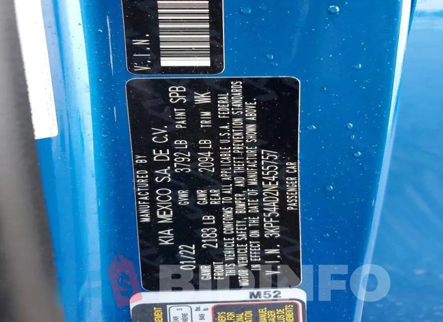 3KPF54AD2NE455757 Photo# 12