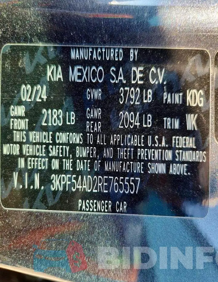 3KPF54AD2RE765557 Photo# 12