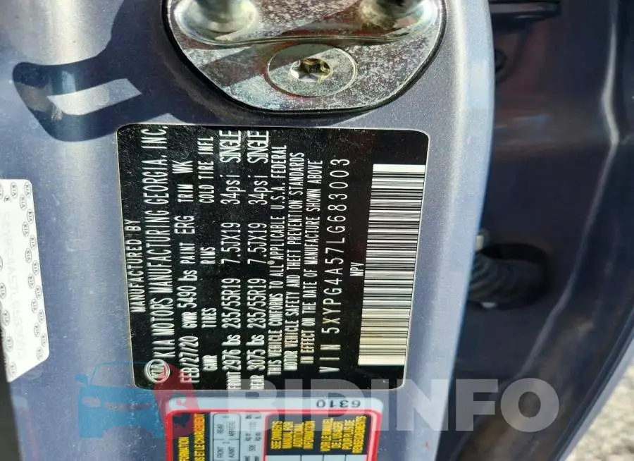 5XYPG4A57LG683003 Photo# 13
