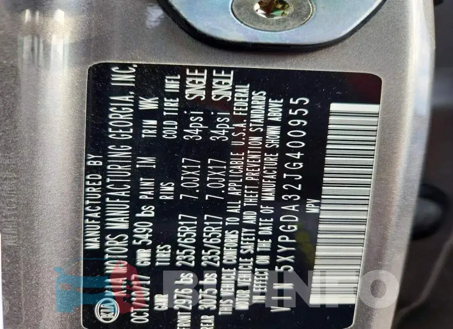 5XYPGDA32JG400955 Photo# 14