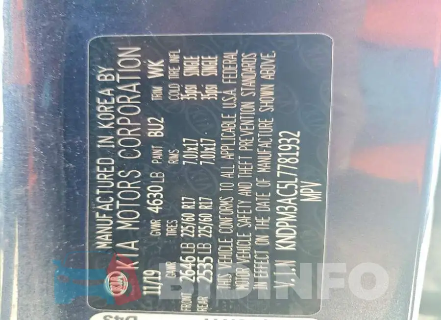 KNDPM3AC5L7781932 Photo# 13