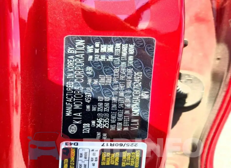 KNDPM3AC6K7624926 Photo# 12