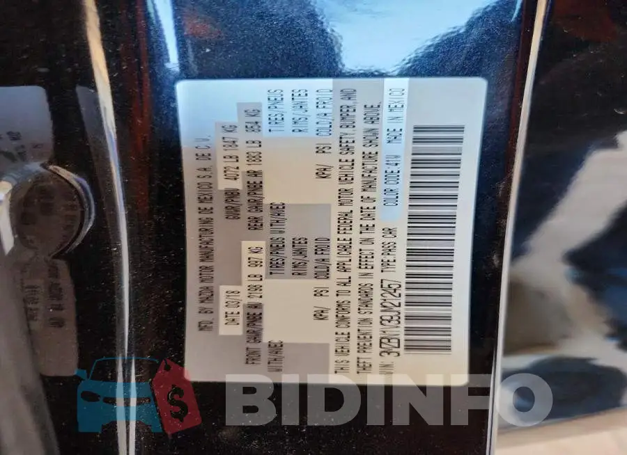 3MZBN1V39JM212457 Photo# 12