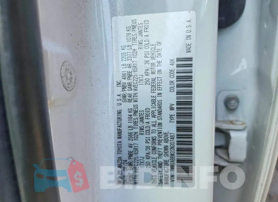 7MMVABBM3SN307487 Photo# 13