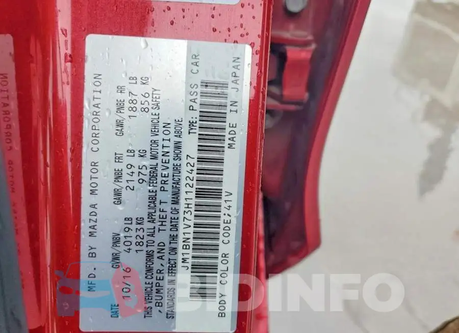 JM1BN1V73H1122427 Photo# 12