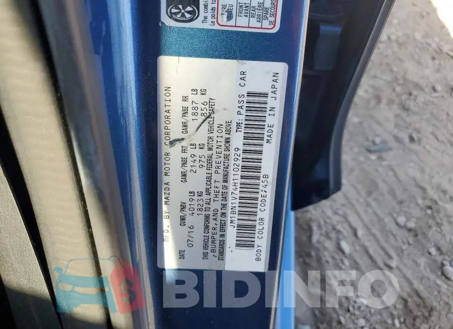 JM1BN1V74H1102929 Photo# 12