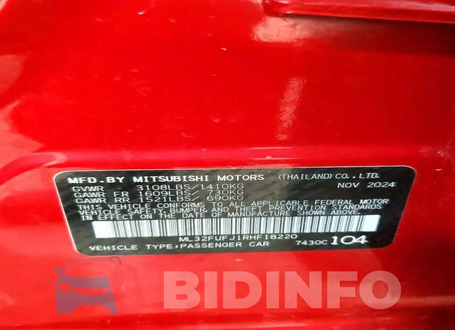 ML32FUFJ1RHF18220 Photo# 13