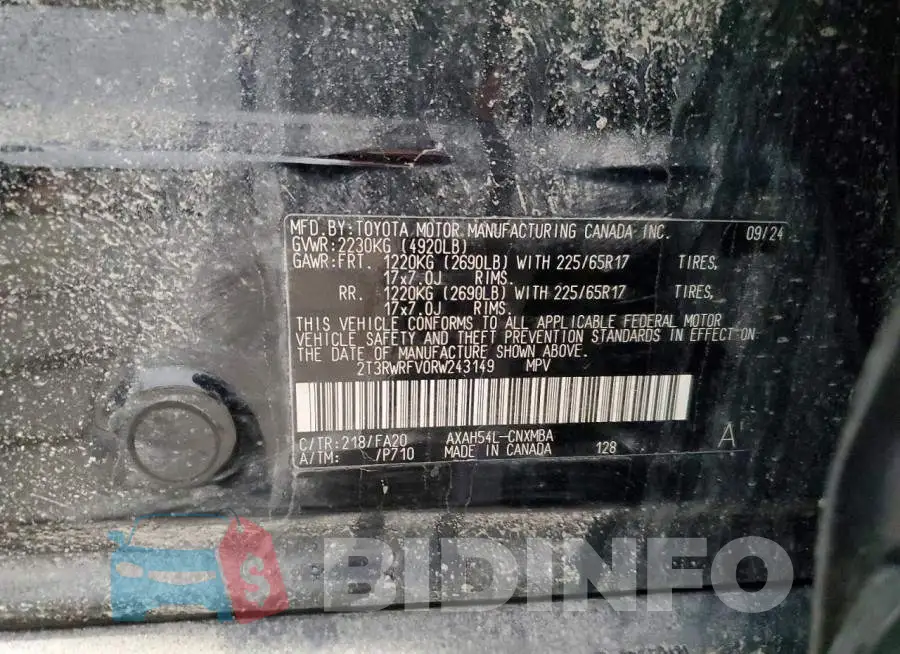 2T3RWRFV0RW243149 Photo# 14