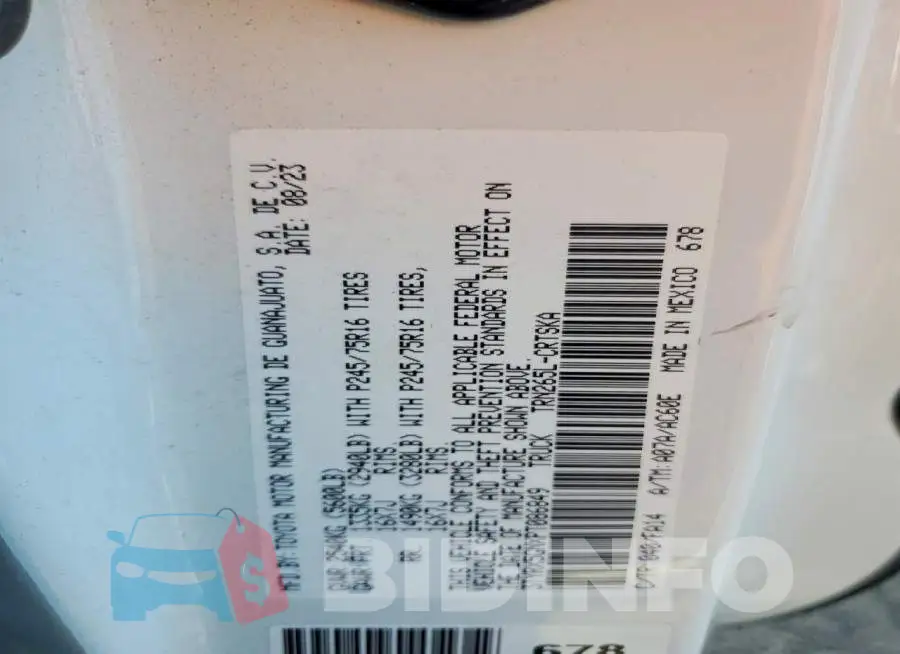 3TYRX5GNXPT086849 Photo# 12
