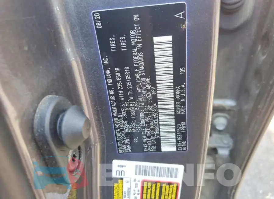5TDHBRCH3LS509004 Photo# 12