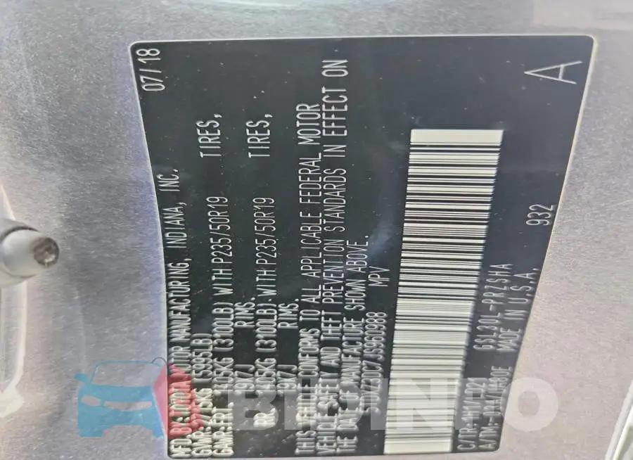 5TDXZ3DC7JS960988 Photo# 13