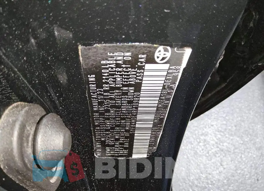 5YFB4MDE4RP109820 Photo# 12