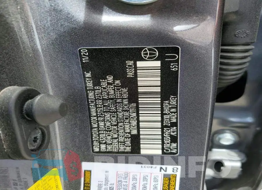 NMTKHMBX2MR119706 Photo# 13