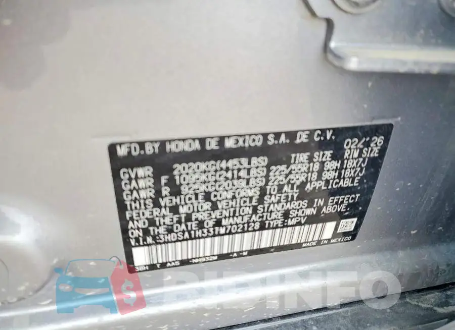 3HDSA1H33TM702128 Photo# 13