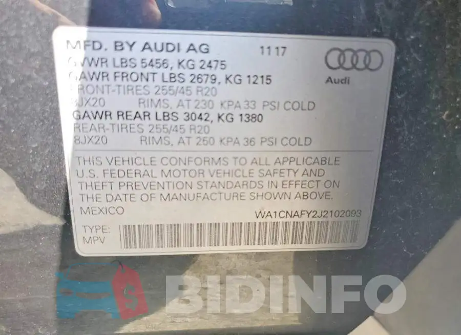 WA1CNAFY2J2102093 Photo# 12