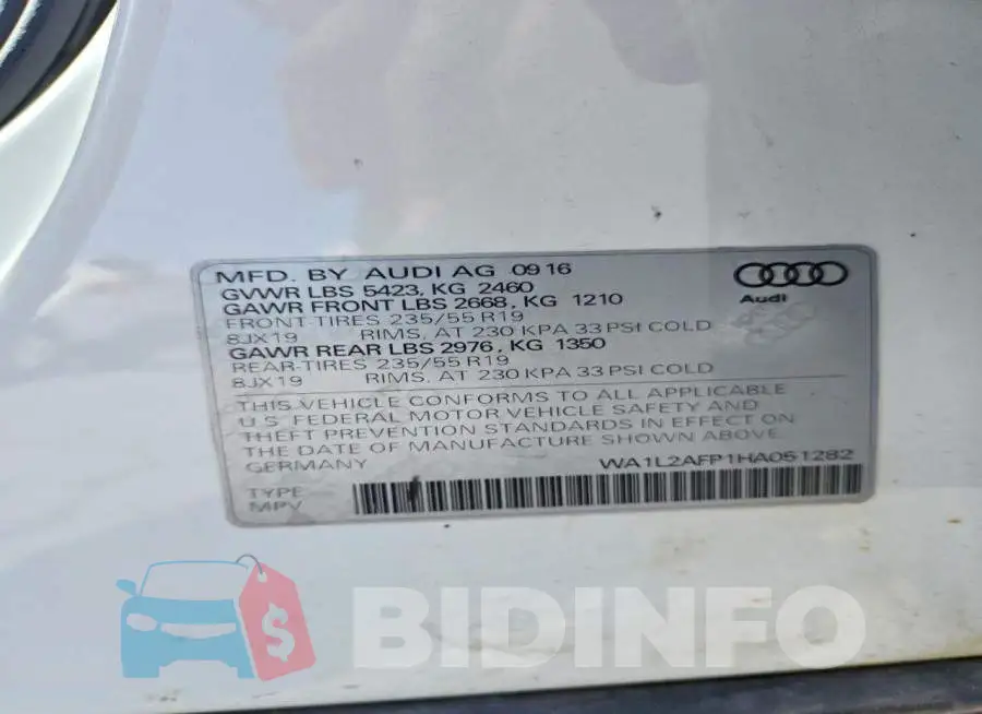 WA1L2AFP1HA051282 Photo# 13