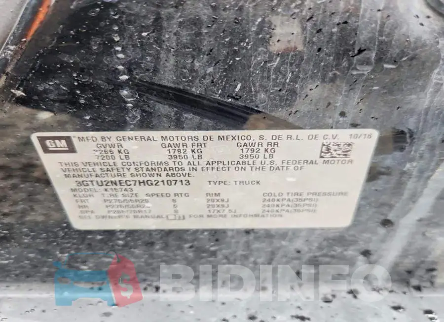 3GTU2NEC7HG210713 Photo# 12