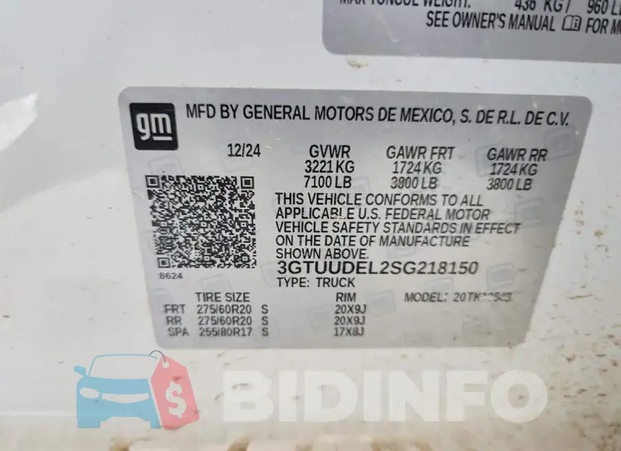3GTUUDEL2SG218150 Photo# 13