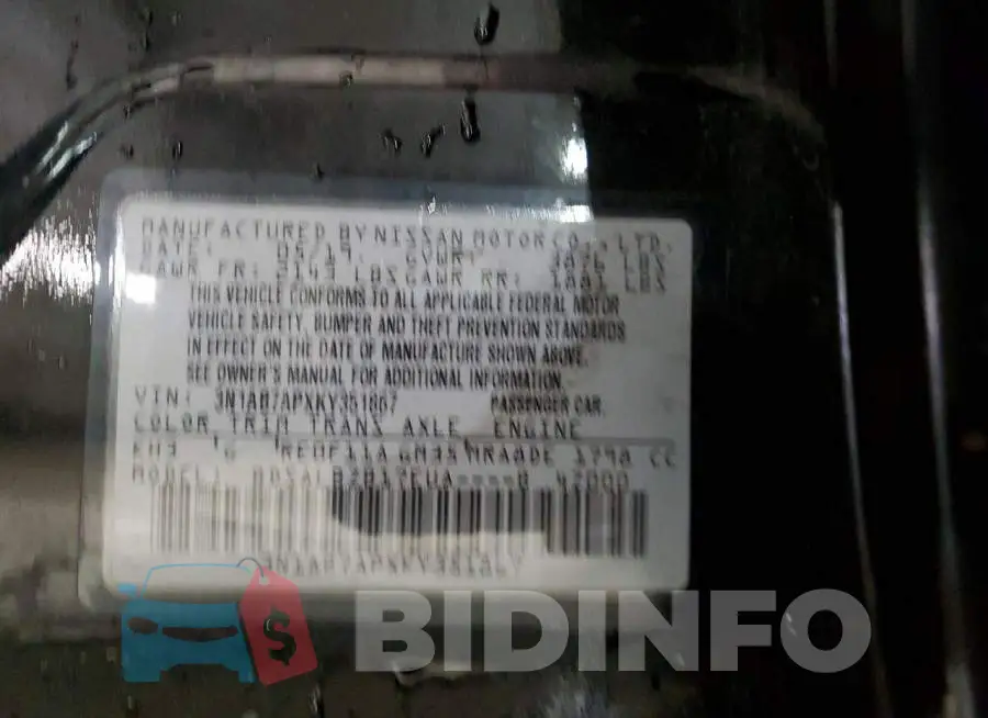 3N1AB7APXKY351867 Photo# 12