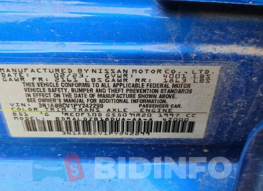 3N1AB8CV1PY242299 Photo# 12
