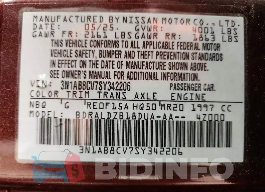 3N1AB8CV7SY342206 Photo# 12
