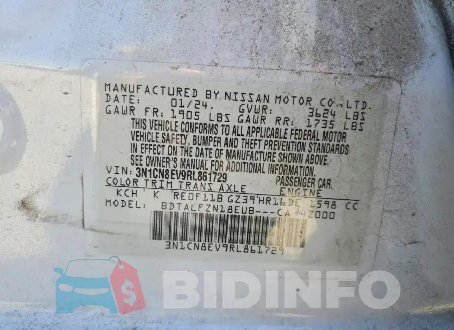 3N1CN8EV9RL861729 Photo# 12