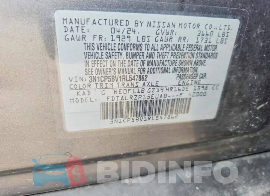 3N1CP5BV1RL547862 Photo# 12