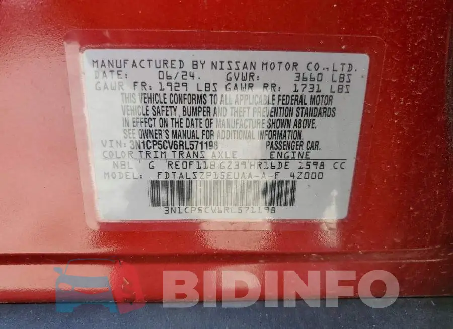 3N1CP5CV6RL571198 Photo# 12