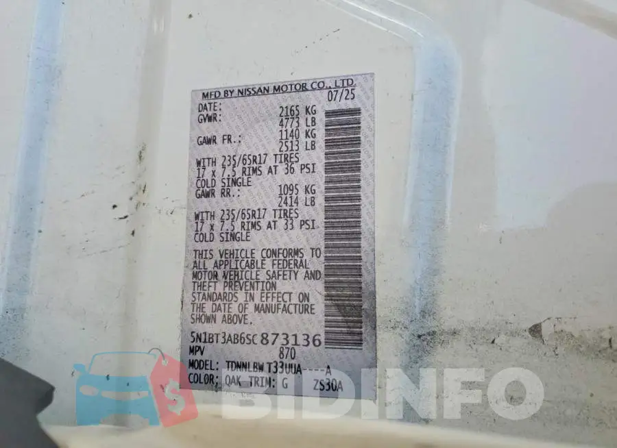 5N1BT3AB6SC873136 Photo# 14