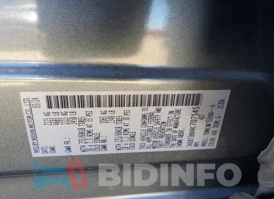 5N1BT3BB4RC707545 Photo# 12