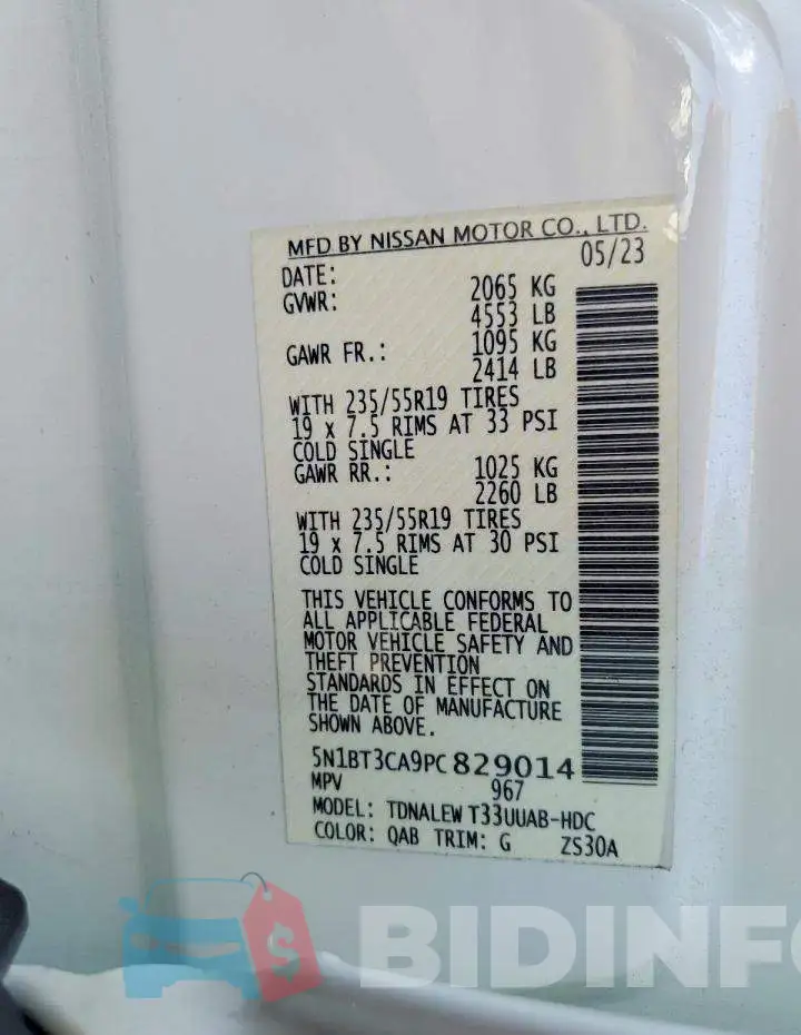 5N1BT3CA9PC829014 Photo# 13
