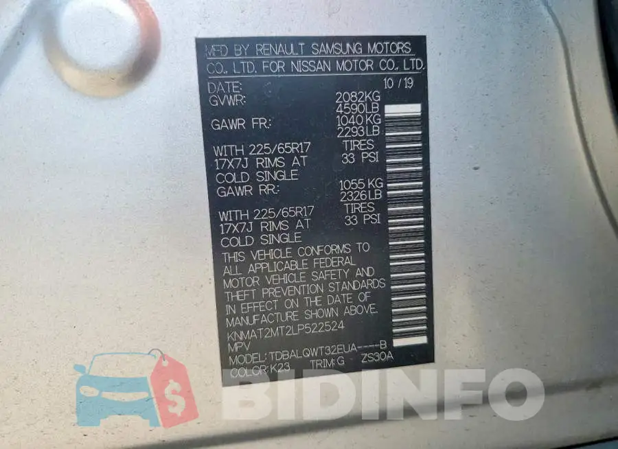 KNMAT2MT2LP522524 Photo# 13