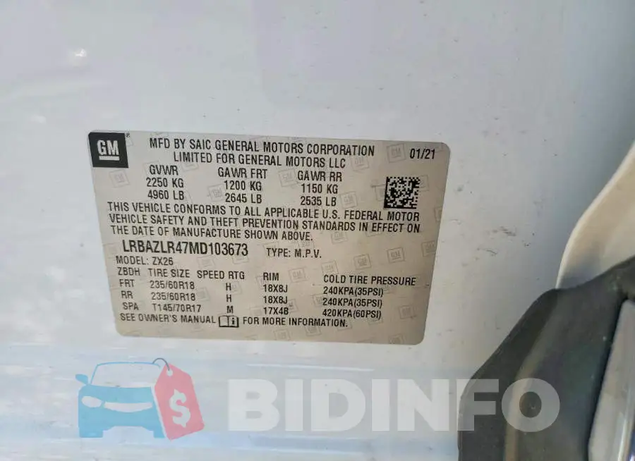 LRBAZLR47MD103673 Photo# 12