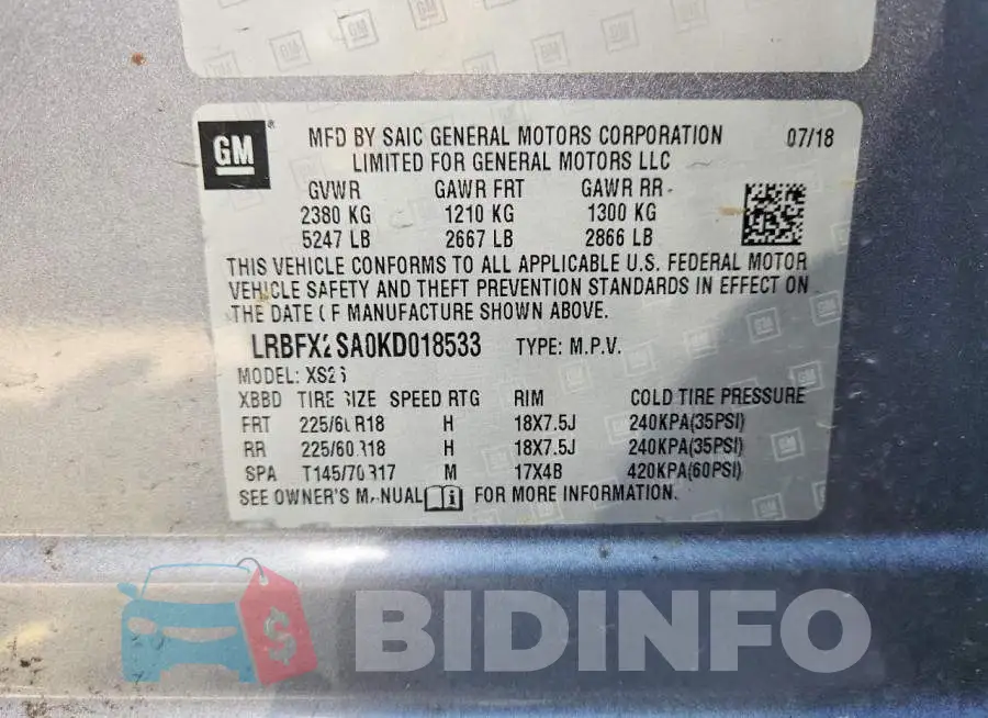 LRBFX2SA0KD018533 Photo# 12