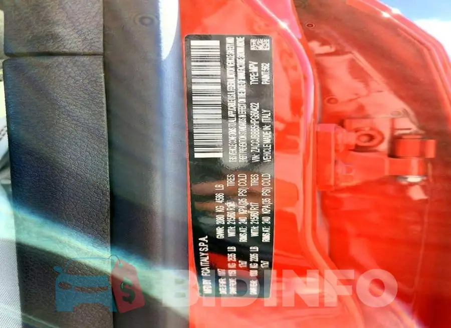 ZACCJBBB5HPG50422 Photo# 12