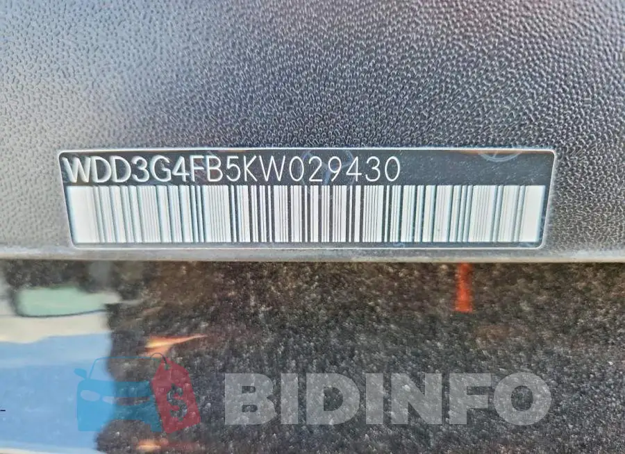 WDD3G4FB5KW029430 Photo# 12