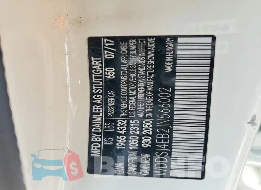 WDDSJ4EB2JN566002 Photo# 12