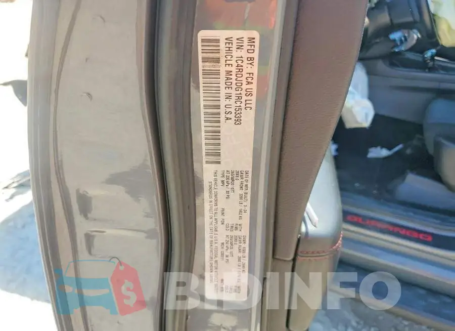 1C4RDJDG1RC153393 Photo# 13