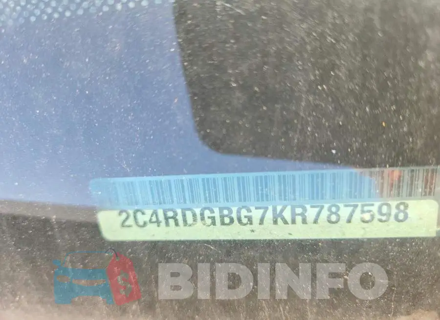 2C4RDGBG7KR787598 Photo# 13