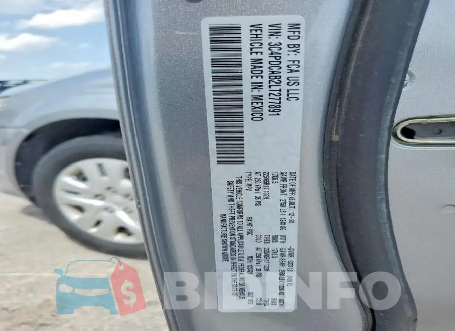 3C4PDCAB2LT277891 Photo# 13