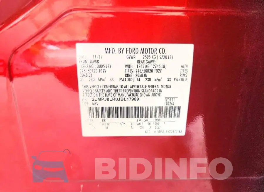 2LMPJ8LR0JBL17989 Photo# 12