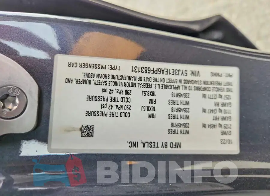 5YJ3E1EA6PF683131 Photo# 13