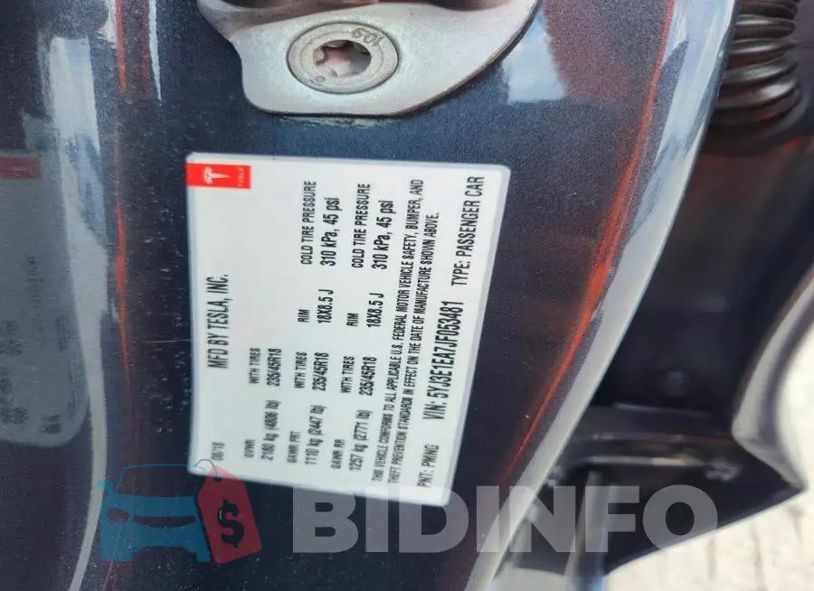 5YJ3E1EA7JF053481 Photo# 13
