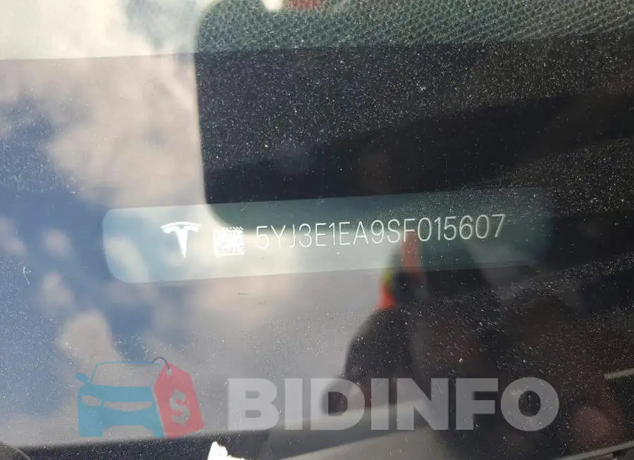 5YJ3E1EA9SF015607 Photo# 12