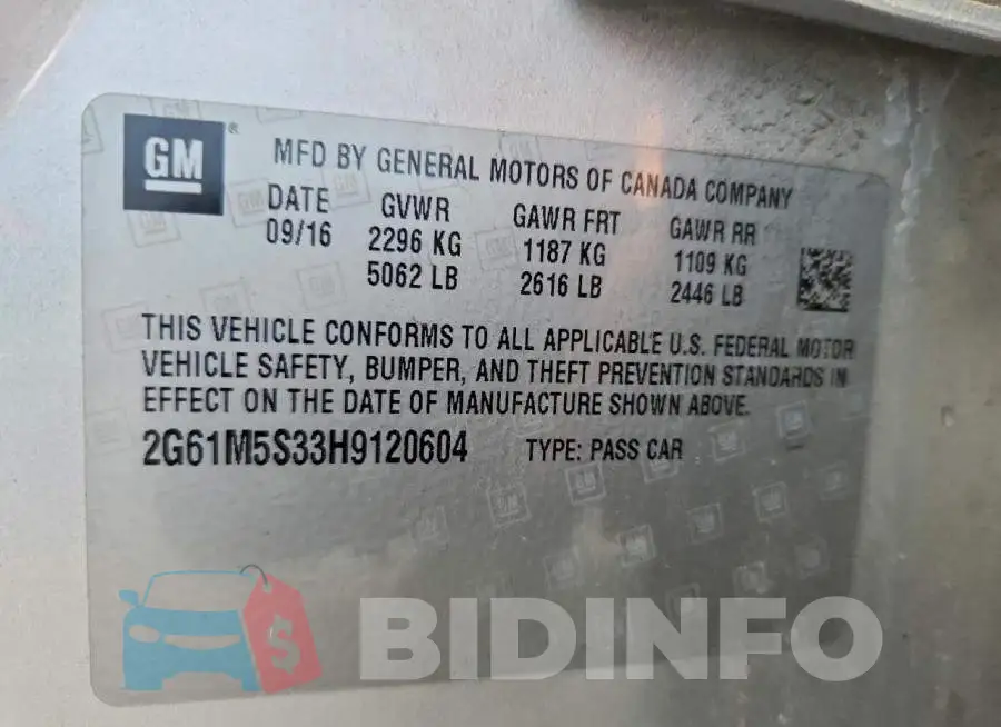 2G61M5S33H9120604 Photo# 12
