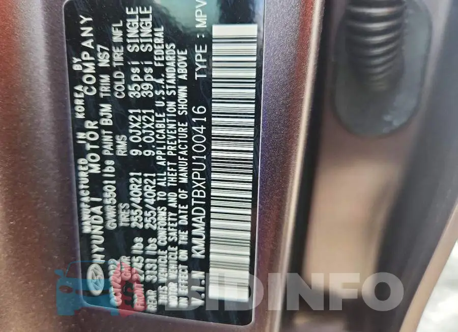 KMUMADTBXPU100416 Photo# 14