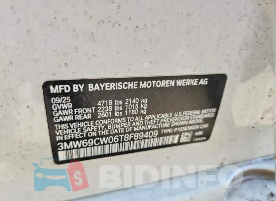 3MW69CW06T8F89409 Photo# 12