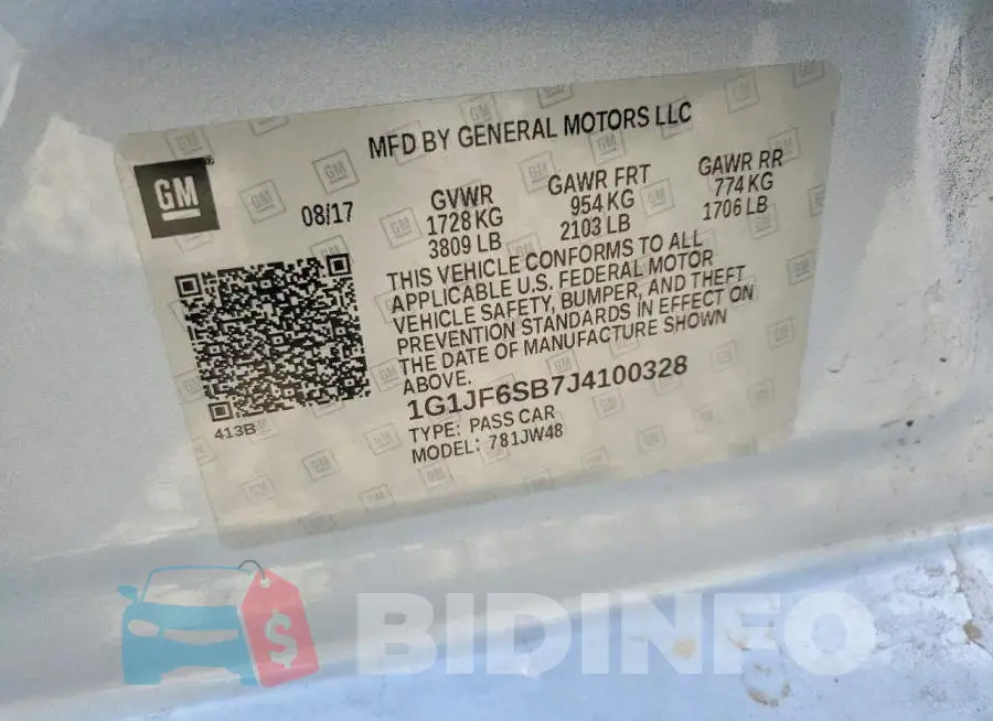 1G1JF6SB7J4100328 Photo# 13